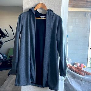 Christopher & Banks Cardigan Jacket with hood size Petite medium